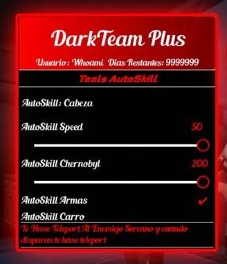 Dark Team Plus Mod Menu